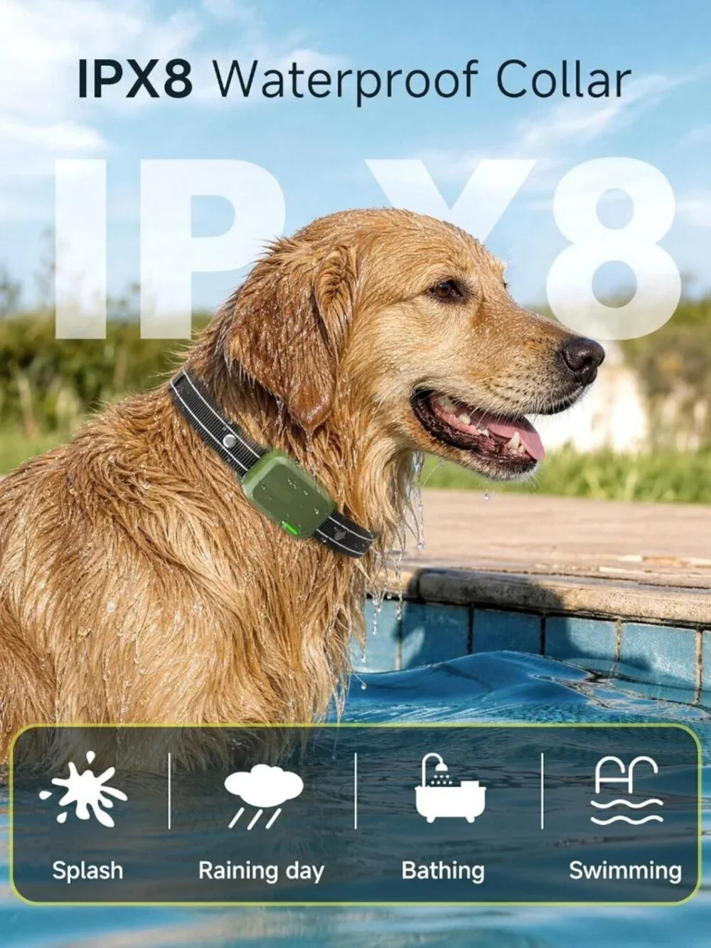 Rechargeable Dog Training Collar - 4500FT Remote, Waterproof, Vibration & Beep